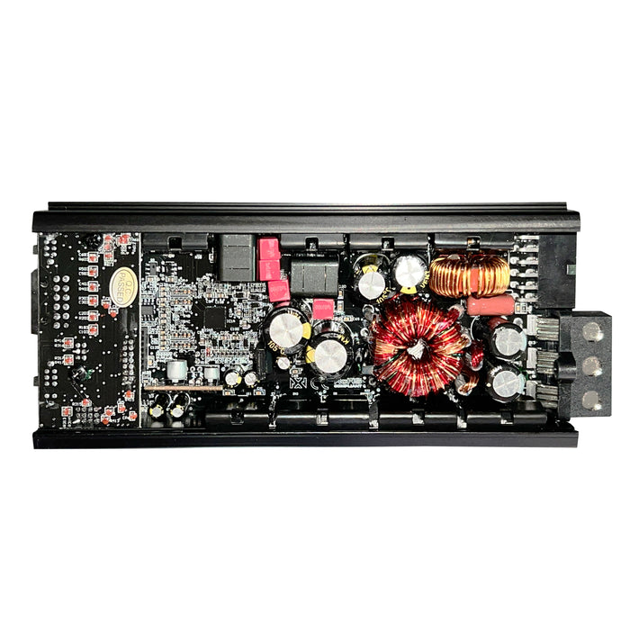 VADM5v2 1500W Peak (750W RMS) V-Series Micro Full-Range Class D Compact 5-Channel Amplifier with Remote Bass Knob (Marine Certified)