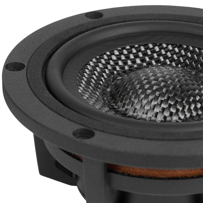 XQS3 200W Peak (100W RMS) 3.5" X-Series Midrange Speakers with Carbon Fiber Cones