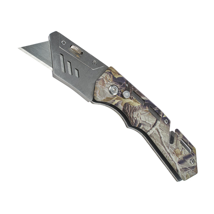 VKN2GC Gray Camo Handle Stainless Steel Utility Knife