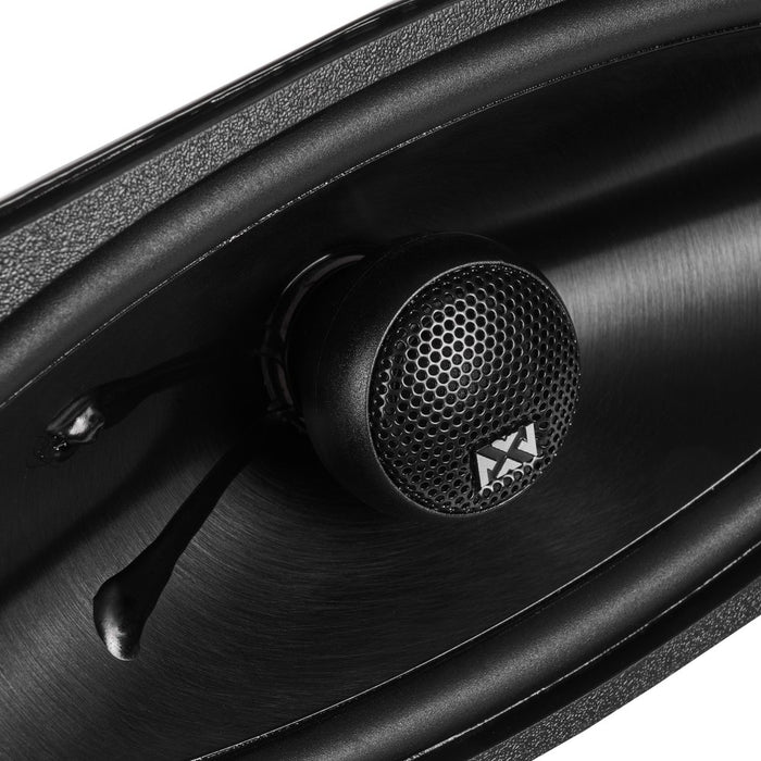 NSP410 240W Peak (160W RMS) 4x10" N-Series 2-Way Coaxial Car Speakers with 20mm Silk Dome Tweeters