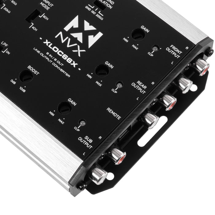 XLOC66X 6 inputs / 6 outputs High Voltage Active Line Output Converter with Impedance Matching and Remote Level Control